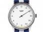 Preview: Wundrwatch Silver Natoband Einzeigeruhr Zifferblatt