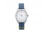Preview: Einzeigeruhr für Damen von TIMEMATE - Mate 302 Silver Blue Off-White