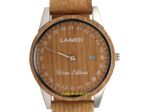 Laimer 24 Stunden Einzeigeruhr Zifferblatt