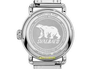 24 Stunden  Automatikuhr von SVALBARD - Expedition FL44 Gehäuseboden