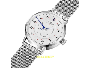 Einzeigeruhr von SVALBARD - GAUGE AB21 Milanaiseband