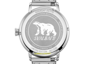 Svalbard Quarzuhr Noonday AA17G Gehäuseboden Rückseite