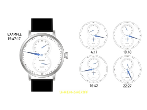 24 Stunden Quarzuhr von SVALBARD - REGULATOR AF12