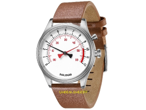 Preview: quarzuhr-von-svalbard-time-travel-hx15 braunes Armband