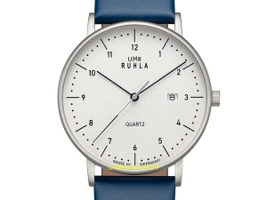 Preview: Ruhla UMR Quarzuhr Ruhla UMR Quarzuhr 30431 ^bl Zifferblatt sonnenschliff
