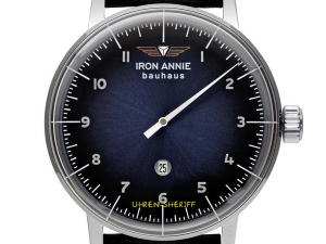 Iron Annie Einzeigeruhr Bauhaus 5040-3 Zifferblatt