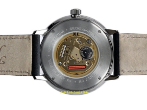 Iron Annie Einzeigeruhr Bauhaus 5040-3 Glasboden