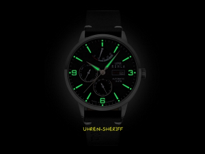 Preview: Ruhla UMR Automatikuhr 80271 nachtleuchtend