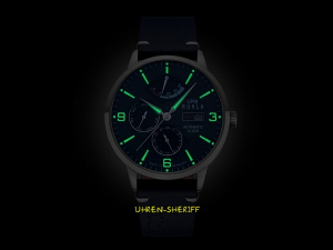 Preview: Ruhla UMR Automatikuhr 80272 nachtleuchtend