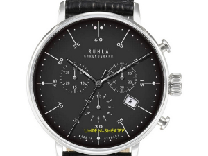 Ruhla Chronograph im Bauhausstil 91204 Detailansicht