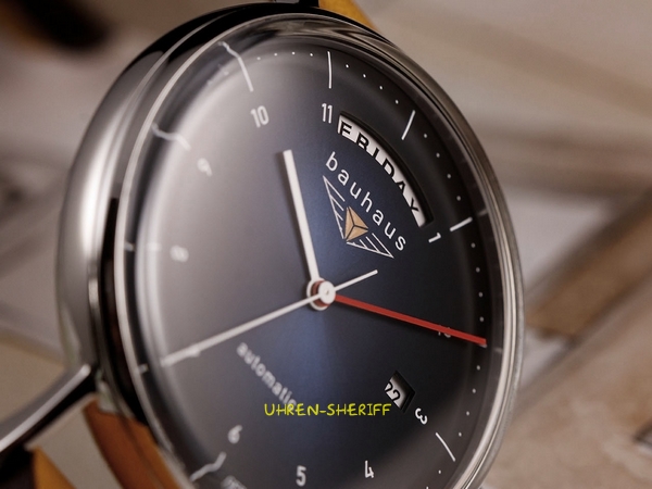 Bauhaus Linksläuferuhren Shop - - Stunden Uhren Einzeigeruhren - 2162-3 Automatikuhr Online 24 für