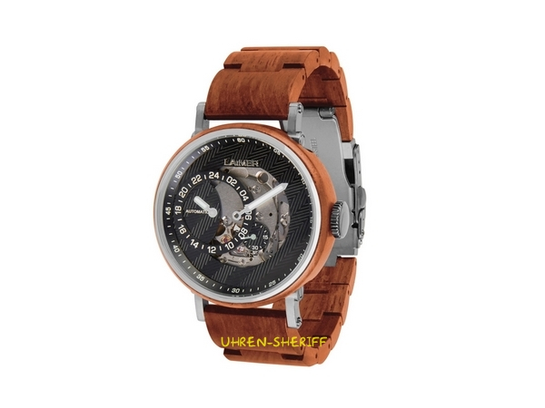 Laimer 24 Stunden Uhr Holz