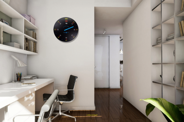 Wanduhgr von Dreizeit Bauhaus 3 Arbeitszimmer