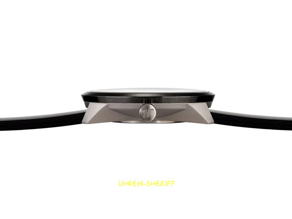 Botta UNO24 45mm Titan schwarz gelb Black Edition Seitenansicht