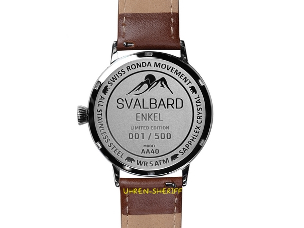 24 Stunden Einzeigeruhr von SVALBARD - Enkel AA40