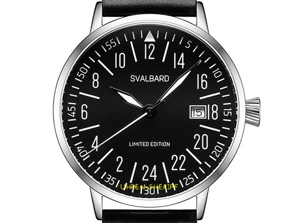 24 Stunden Uhr von SVALBARD - ISBJØRNEN AA23A