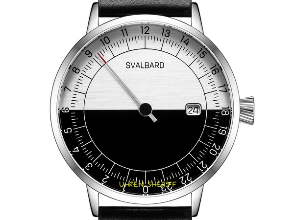 24 Stunden Einzeigeruhr von SVALBARD - Noonday AA17F