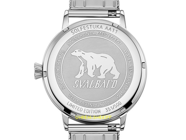 Svalbard Einzeigeruhr AA11 Gehäuseboden
