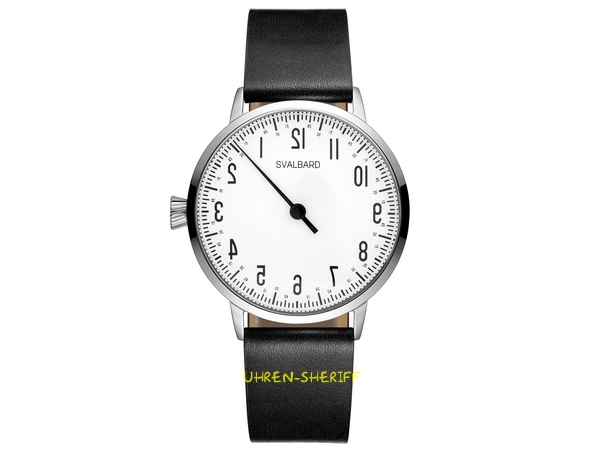 Linksläufer Einzeigeruhr von SVALBARD - Tilbake AC11A