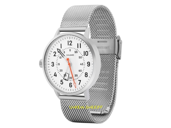 Linksläuferuhr von SVALBARD Tilbake AC12  Milanaiseband