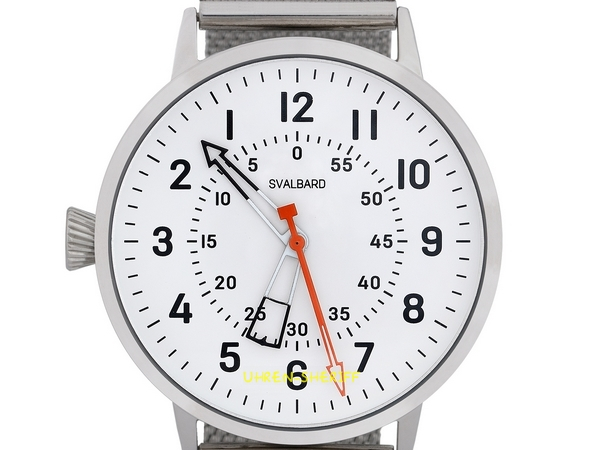 Linksläuferuhr von SVALBARD Tilbake AC12 Zifferblatt