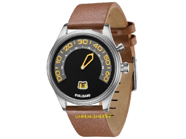 quarzuhr-von-svalbard-time-travel-hx12 braunes Armband