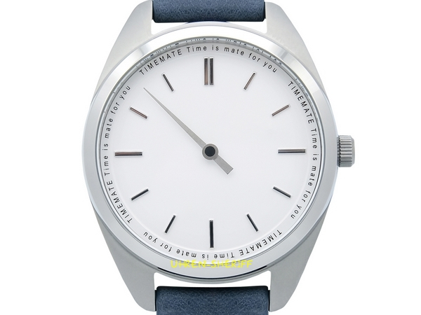 Einzeigeruhr für Damen von TIMEMATE - Mate 302 Silver Blue Off-White