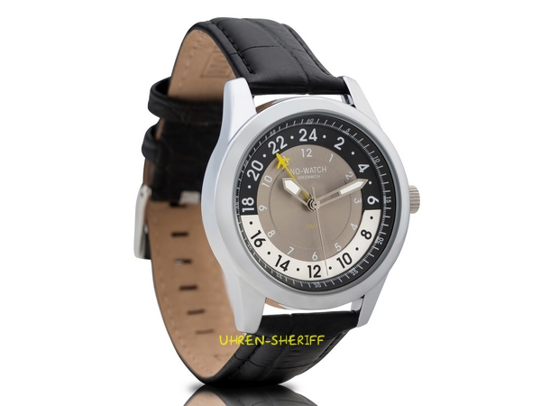 NO-WATCH CM2-3911 24 Stunden Quarzuhr Flanke