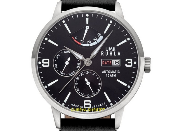 Ruhla UMR Automatikuhr 80271Zifferblatt sonnenschliff