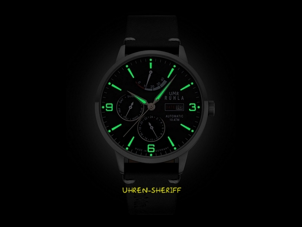 Ruhla UMR Automatikuhr 80271 nachtleuchtend