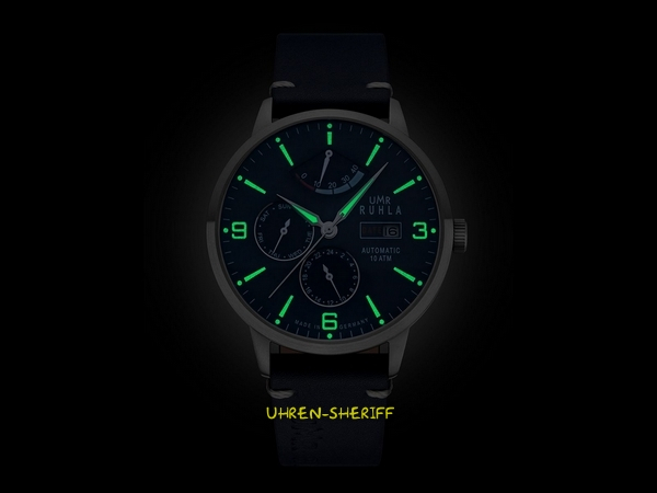 Ruhla UMR Automatikuhr 80272 nachtleuchtend